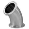 Steel & Obrien 4" BPE Tri-Clamp x Tri-Clamp 45 Deg. Elbow - 316SS SF4 S2KMP-4-PM-316 - alternate 1